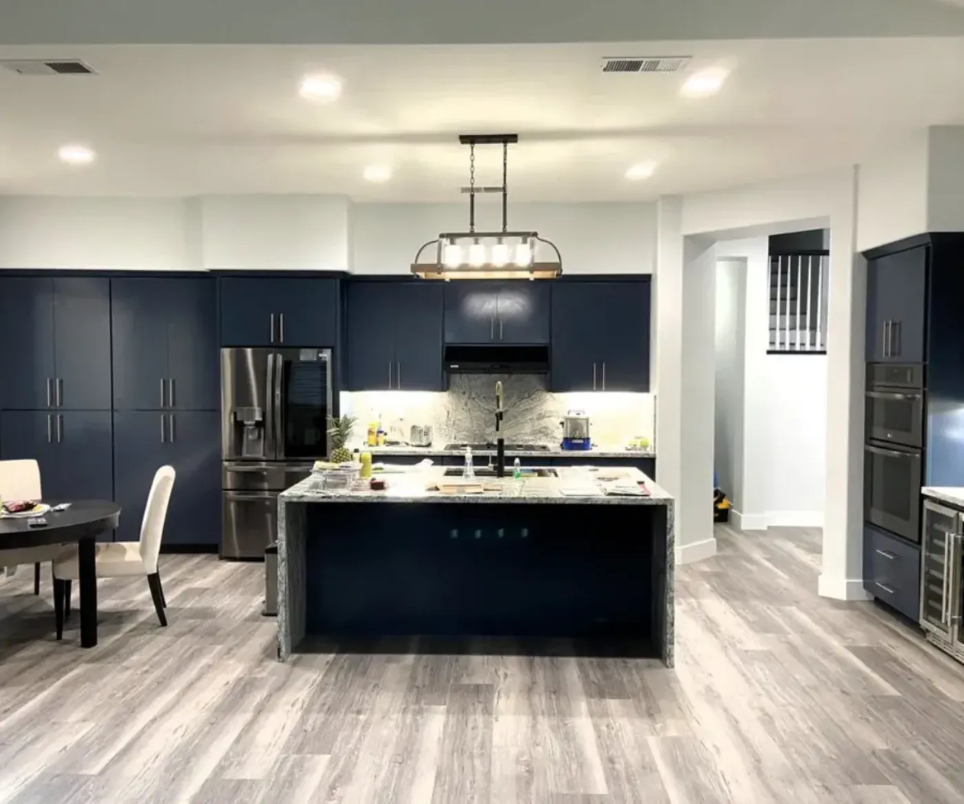 Cabinet refacing result — brand new kitchen look
