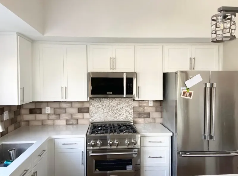 Kitchen cabinet refacing before and after